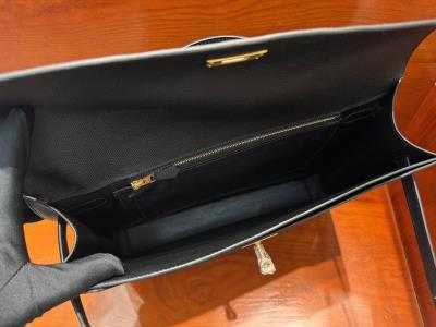 wholesale quality hermes kelly depeches 36 epsom noir ghw